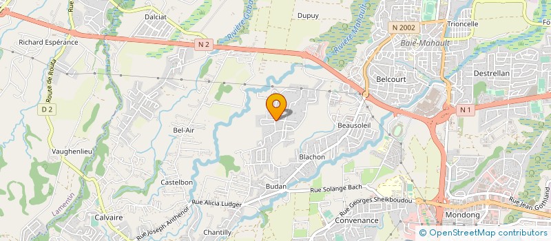 localisation de l'entreprise LOWSAND ET FILS  BAIE-MAHAULT