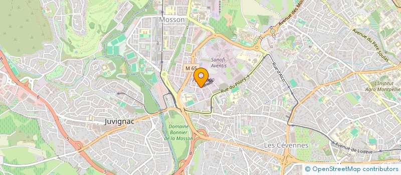 localisation de l'entreprise LOXADATA à MONTPELLIER