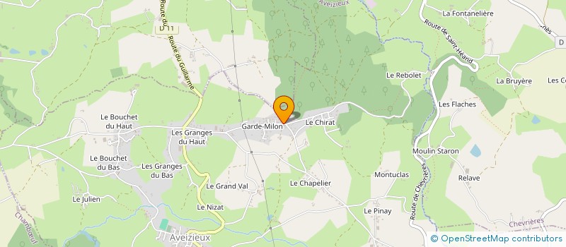 localisation de l'entreprise LOXANE IMMOBILIER II  SAINT-MEDARD-EN-FOREZ