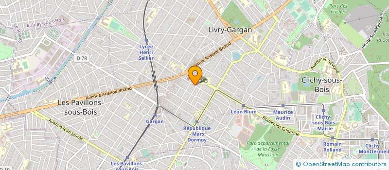 localisation de l'entreprise LOXAR à LIVRY-GARGAN