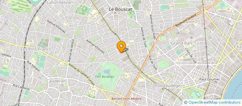 localisation de l'entreprise LOXIA à LE BOUSCAT