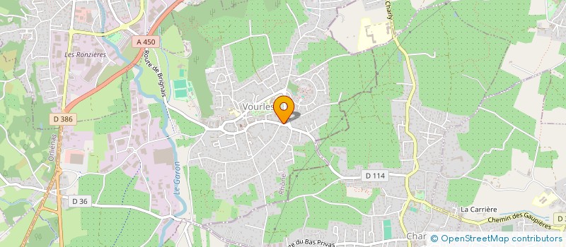 localisation de l'entreprise LOXOL  VOURLES