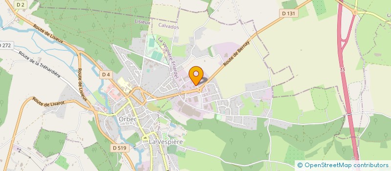 localisation de l'entreprise LOXOS à LA VESPIERE-FRIARDEL