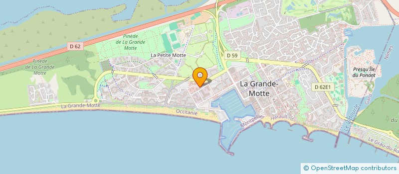 localisation de l'entreprise LOY CONSULTING à LA GRANDE-MOTTE