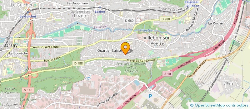localisation de l'entreprise LOY DARSE à VILLEBON-SUR-YVETTE