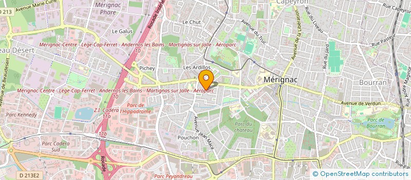 localisation de l'entreprise LOY KAPEL  MERIGNAC