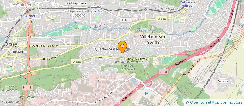 localisation de l'entreprise LOY'S COMPAGNIE à VILLEBON-SUR-YVETTE
