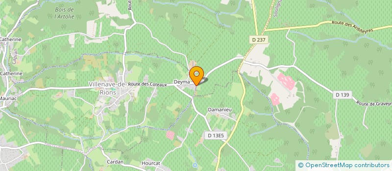 localisation de l'entreprise LOYA  VILLENAVE-DE-RIONS