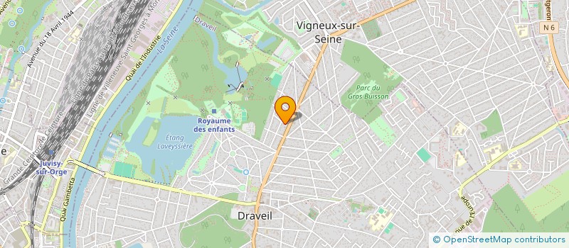 localisation de l'entreprise LOYAC à DRAVEIL
