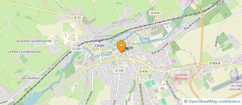 localisation de l'entreprise LOYAFAM à L'AIGLE