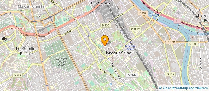 localisation de l'entreprise LOYAL AMBULANCES à IVRY-SUR-SEINE