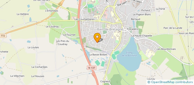 localisation de l'entreprise LOYALE  BAIN-DE-BRETAGNE