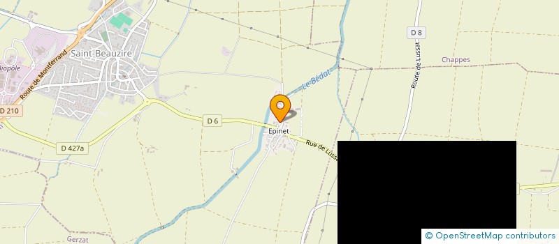 localisation de l'entreprise LOYALTYS à SAINT-BEAUZIRE