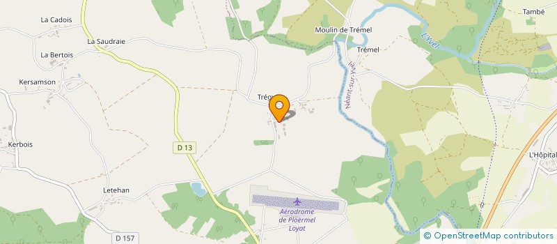 localisation de l'entreprise LOYAT SPORTS NATURE  LOYAT