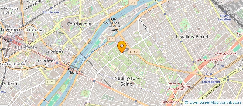 localisation de l'entreprise LOYCAD à NEUILLY-SUR-SEINE