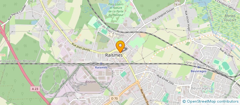 localisation de l'entreprise LOYCLAIRBAUX  RAISMES