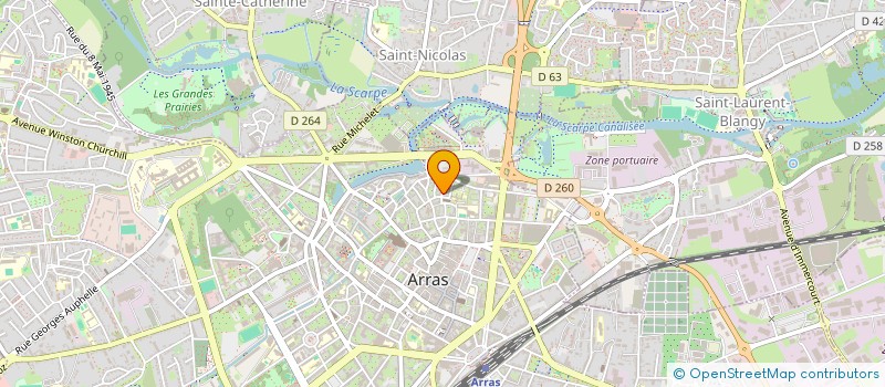 localisation de l'entreprise LOYDE à ARRAS