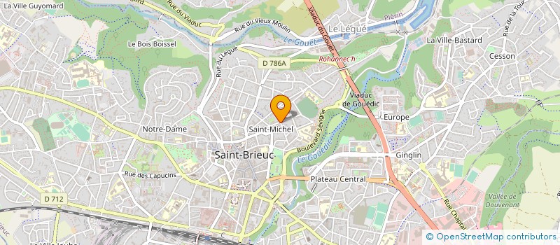 localisation de l'entreprise LOYER - LECOMTE à SAINT-BRIEUC