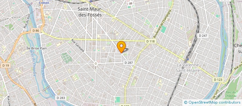 localisation de l'entreprise LOYER-RAGONNET à SAINT-MAUR-DES-FOSSES