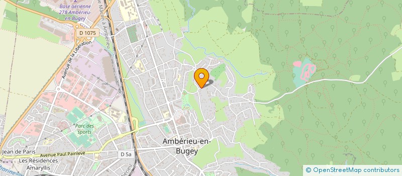 localisation de l'entreprise LOYERS MEUBLES PROF M A LUQUET  AMBERIEU-EN-BUGEY