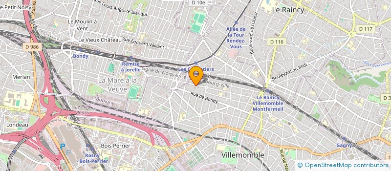 localisation de l'entreprise LOYOLA à VILLEMOMBLE