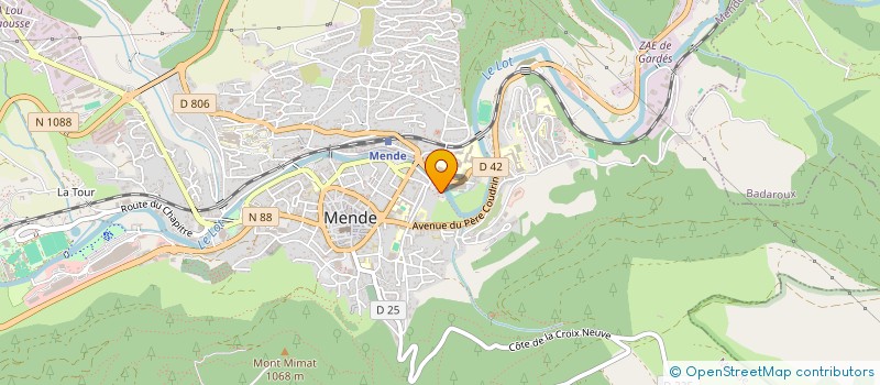 localisation de l'entreprise LOZ'PARTICIPATION  MENDE