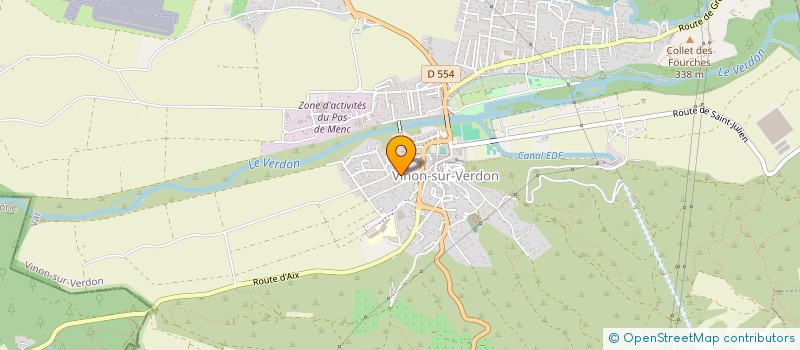 localisation de l'entreprise LOZADA  VINON-SUR-VERDON