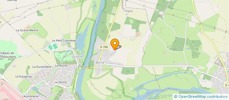 localisation de l'entreprise LOZADA  MONTREUIL-JUIGNE