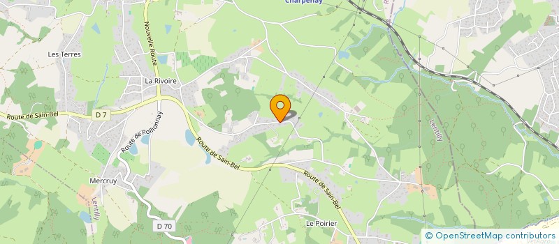 localisation de l'entreprise LOZAMED  LENTILLY