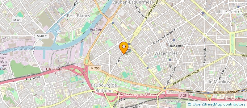 localisation de l'entreprise LOZANA à LILLE