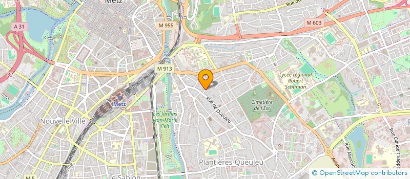 localisation de l'entreprise LOZANO IMMOBILIER à METZ
