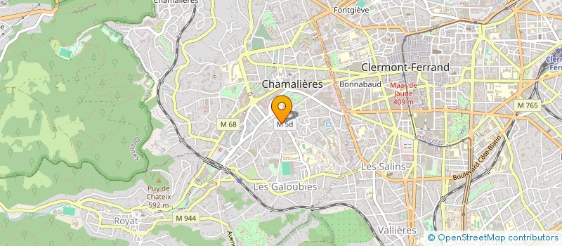 localisation de l'entreprise LOZARI  CHAMALIERES