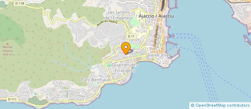 localisation de l'entreprise LOZARI DISTRIBUTION à AJACCIO