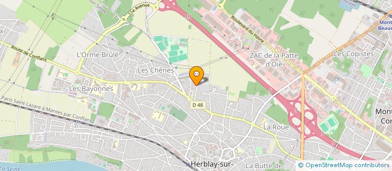 localisation de l'entreprise LOZATTR  HERBLAY-SUR-SEINE