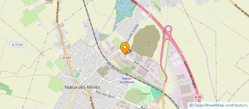 localisation de l'entreprise LOZE FINANCES  NUX-LES-MINES