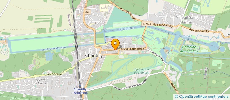 localisation de l'entreprise LOZEN CONSEIL à CHANTILLY