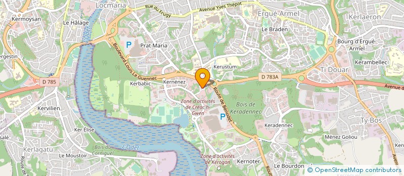 localisation de l'entreprise LOZENGE ANALYTICS à QUIMPER