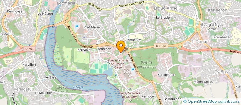 localisation de l'entreprise LOZENGE CONSULTING à QUIMPER