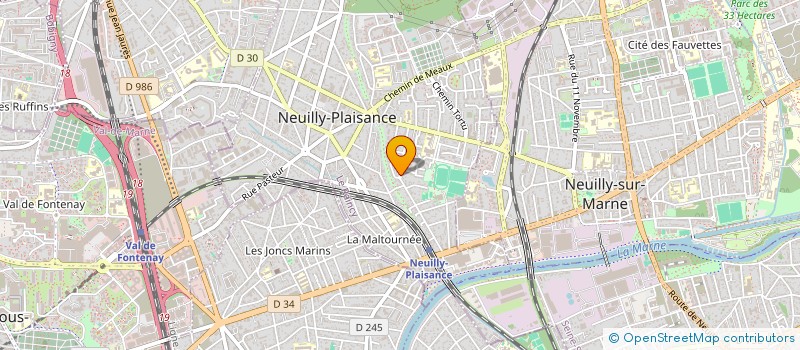 localisation de l'entreprise LOZEPHIR  NEUILLY-PLAISANCE