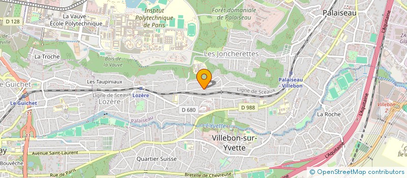 localisation de l'entreprise LOZERE  PALAISEAU