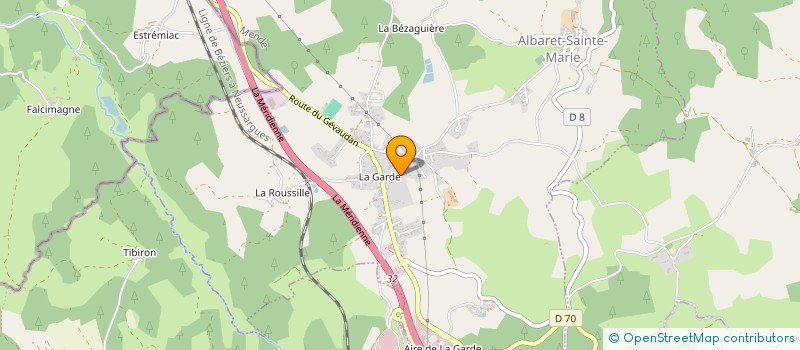 localisation de l'entreprise LOZERE A VOIR  ALBARET-SAINTE-MARIE