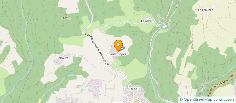 localisation de l'entreprise LOZERE CHAUFFAGE à MENDE
