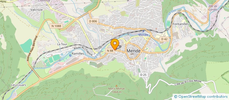 localisation de l'entreprise LOZERE, CHIENS DE TROUPEAUX  MENDE