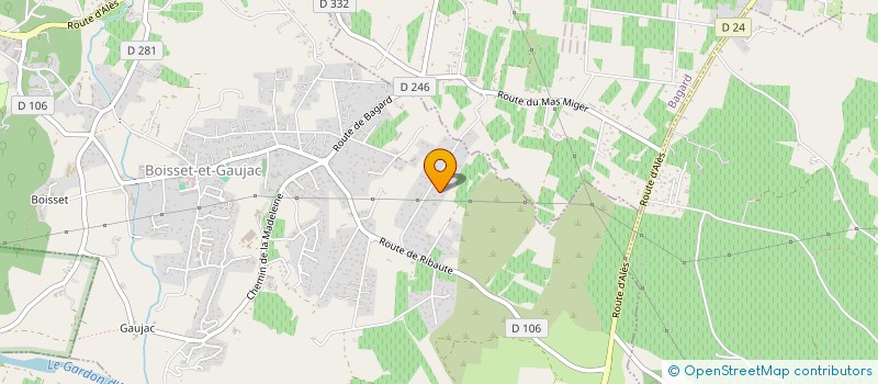 localisation de l'entreprise LOZERET FAMILY  BOISSET-ET-GAUJAC