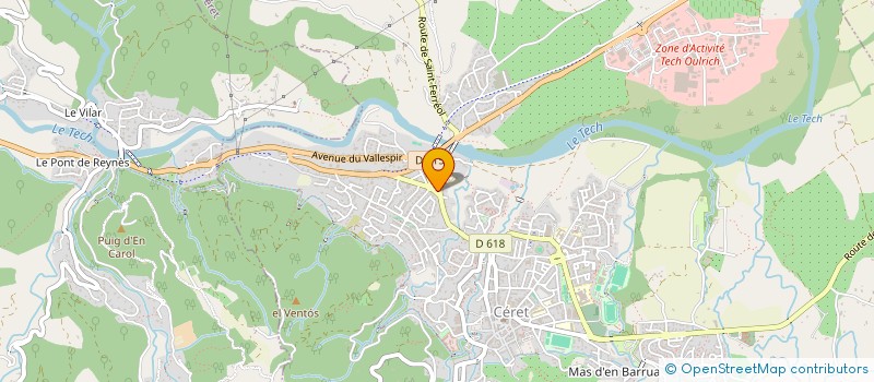 localisation de l'entreprise LOZINGO  CERET