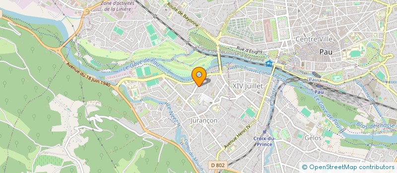 localisation de l'entreprise LOZVAL à JURANCON