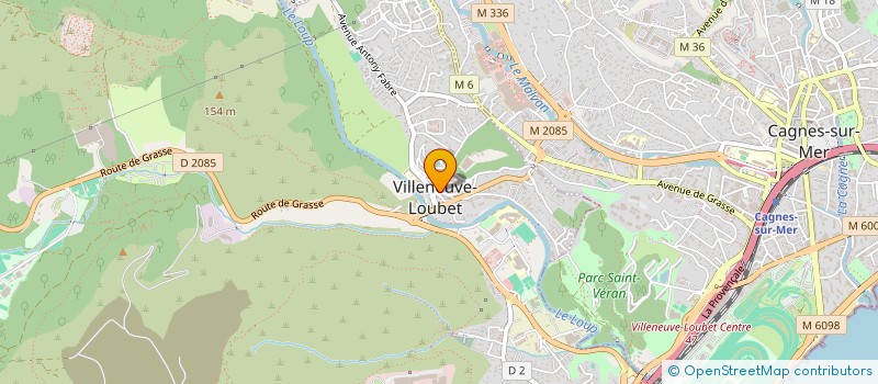 localisation de l'entreprise LP.21 à VILLENEUVE-LOUBET