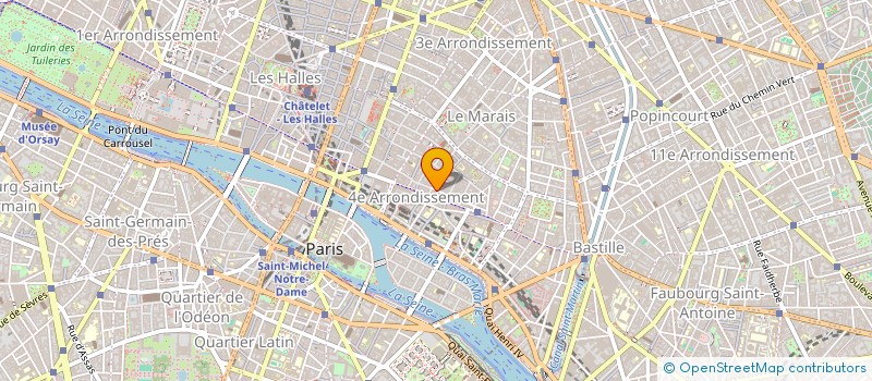 localisation de l'entreprise LP à PARIS