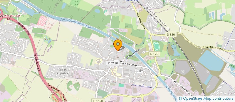 localisation de l'entreprise LP  AUBY