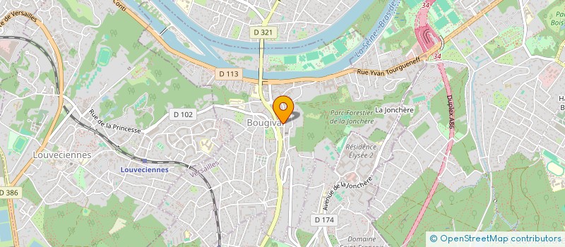 localisation de l'entreprise LP  BOUGIVAL